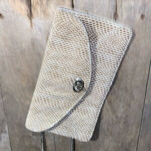 Sorial Leather Snakeskin Mini Crossbody EXCELLENT